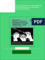 Instant Download The Ashgate Research Companion To International Criminal Law Critical Perspectives 1st Edition Yvonne Mcdermott PDF All Chapter