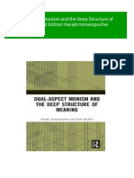 Immediate Download Dual Aspect Monism and The Deep Structure of Meaning 1st Edition Harald Atmanspacher Ebooks 2024