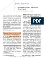 Chronic Cavitary Infections Other Than Tuberculosis - Clinical Aspects