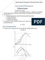 Production Function