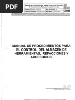 Manual de Procedimiento de Almacen