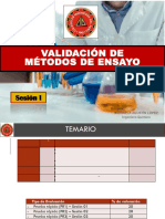 Sesion I - Validación de Método de Ensayo