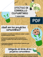 Proyectos de Desarrollo Comunitario - Agrosano