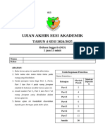 UASA Exam Paper Year 4