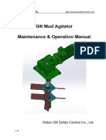 Mud Agitator User Manual-G Series