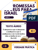 Slides Lição 2 - As Promessas de Deus para Israel - Adultos - Canal Texto Áureo