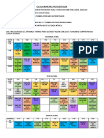 Horário Provisório Professores 2024 Terceiro Bimestre