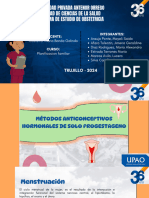 Métodos Anticonceptivos Hormonales de Solo Progestageno