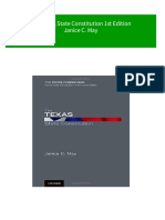 Full Download The Texas State Constitution 1st Edition Janice C. May PDF