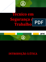 TÉCNICO EM SEGURANÇA DO TRABALHO I - INTRODUÇÃO À ÉTICA-versão 2020