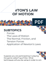 4 - Newton's Law of Motion