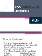 Business Environment 