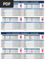 J6 Classement + 50 ANS