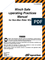 Ingersol Rand Winch Safe Operating Practices MHD56250