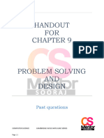 IGCSE Chapter9 Problem Solving and Design Handout