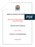 Amrita Vishwa Vidyapeetham: M C A P