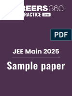 JEE Main 2025 Sample Paper - 1731318947728