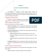 ES - Module 1 Ecosystem & Sustainability - SRA