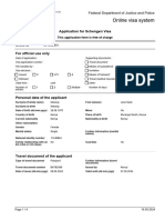 Visa Application and Payment Confirmation Ready To Print