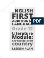 GR 12 Term 1 2019 EFAL Lesson Plan Cry The Beloved Country