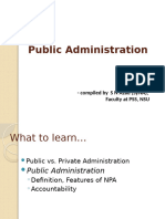 Public Administration