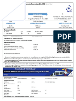 Bju Ndls SPL Sleeper Class (SL) : Electronic Reserva On Slip (ERS)