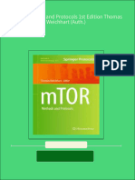 mTOR Methods and Protocols 1st Edition Thomas Weichhart (Auth.) Download PDF