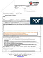 Ficha de Roteiro Complementar de Intoxicação Exogena Atual