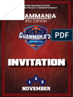 Grammania 24 Invite