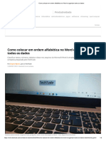 Como Colocar em Ordem Alfabética No Word e Organizar Todos Os Dados