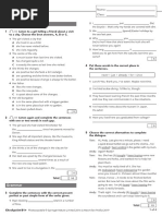 Checkpoint B1+ Unit 3 Test B