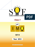 Class 7 Imo L-1 2012 Set B