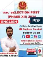 SSC Selection Post Xii 2024 English