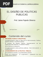 Diseño de Politicas Publicas