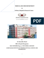 A Study Report On Medical Record Department39