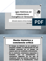 Rasgos Históricos Del Protestantismo Evangélico en Venezuela - Nov 2022