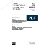 Norme Internationale International Standard: CEI IEC 60255-5