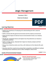 BBA Session 5 & 6 - External 1 - PESTEL & Five Forces