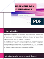 Management Des Organisations Cours