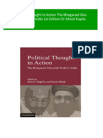 (Ebooks PDF) Download Political Thought in Action The Bhagavad Gita and Modern India 1st Edition DR Shruti Kapila Full Chapters