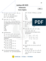 Vector Algebra - DPP 06 (Of Lec 08) - Lakshya JEE 2025