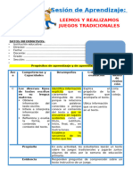 1° Sesión Día 5 Com Leemos y Realizamos Juegos Tradicionales