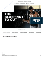 The Blueprint To Cut - 8-Week Old-School Cutting Program