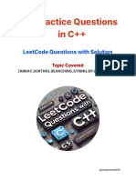 DSA Practice Questions in C++