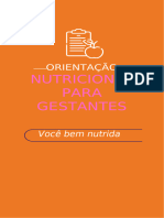 Orientacao Nutricional Cartilha