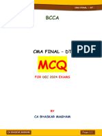 Cma Final DT - MCQ Material Dec 2024