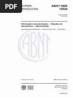 Abnt NBR 10520-2023