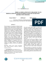 An Efficient Numerical Simulation of Ultrasonic Wave Propagation in Solid Materials For Advanced Non-Destructive Testing