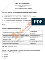 NCERT Solutions For Political Science Challenges of Nation Building