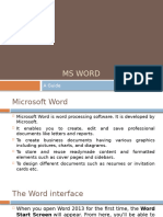 A Guide To Navigate MS Word